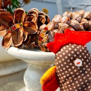 Multi Color Amber Earrings in Sterling Silver